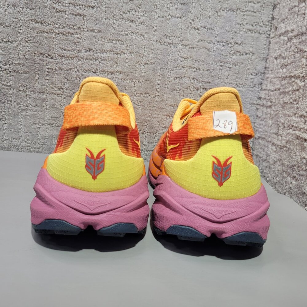 Hoka One One Speedgoat 6 Womens Size US 9.5B Sherbet Beet Root Running Shoes - Picture 11 of 13